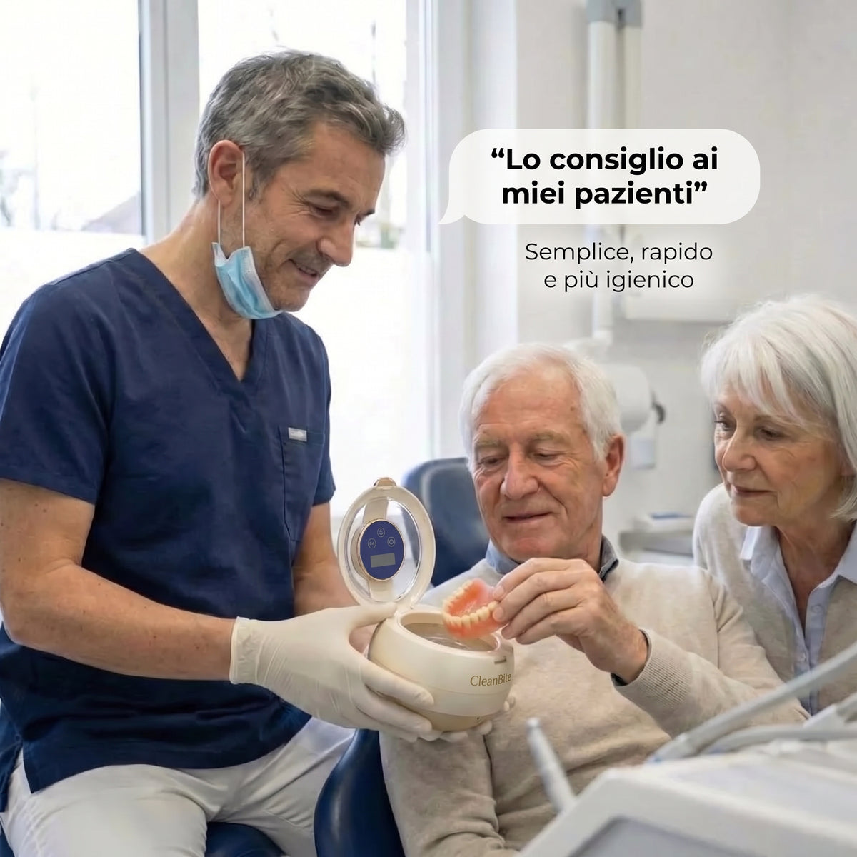 CleanBite Pro – Pulizia Sonica e Sterilizzazione UV